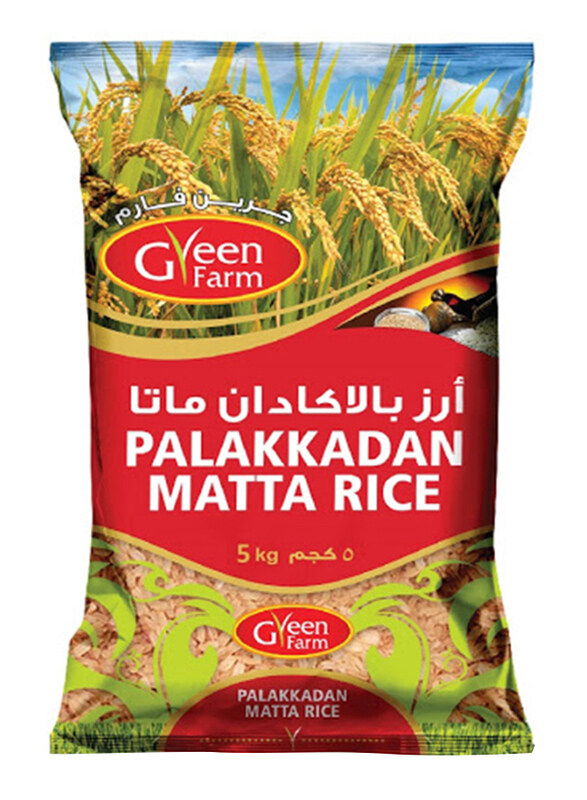 

Green Farm Palakkadan Matta Rice, 5Kg