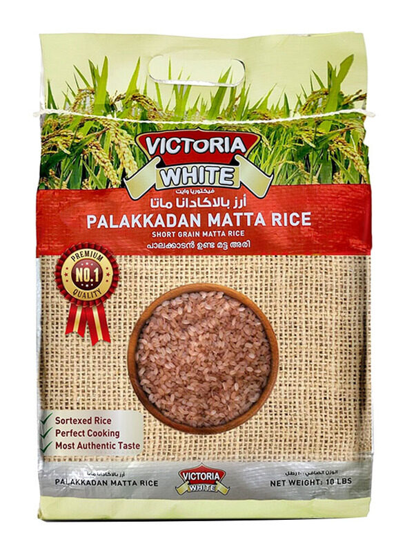 

Victoria White Palakkadan Matta Rice, 4.5Kg