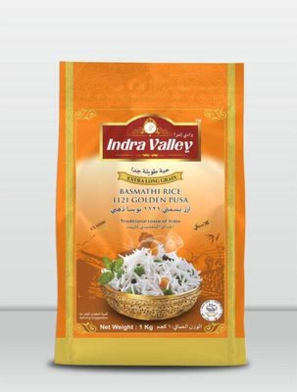 

Indra Valley Golden Pusa 1121 Basmati Rice 1Kg