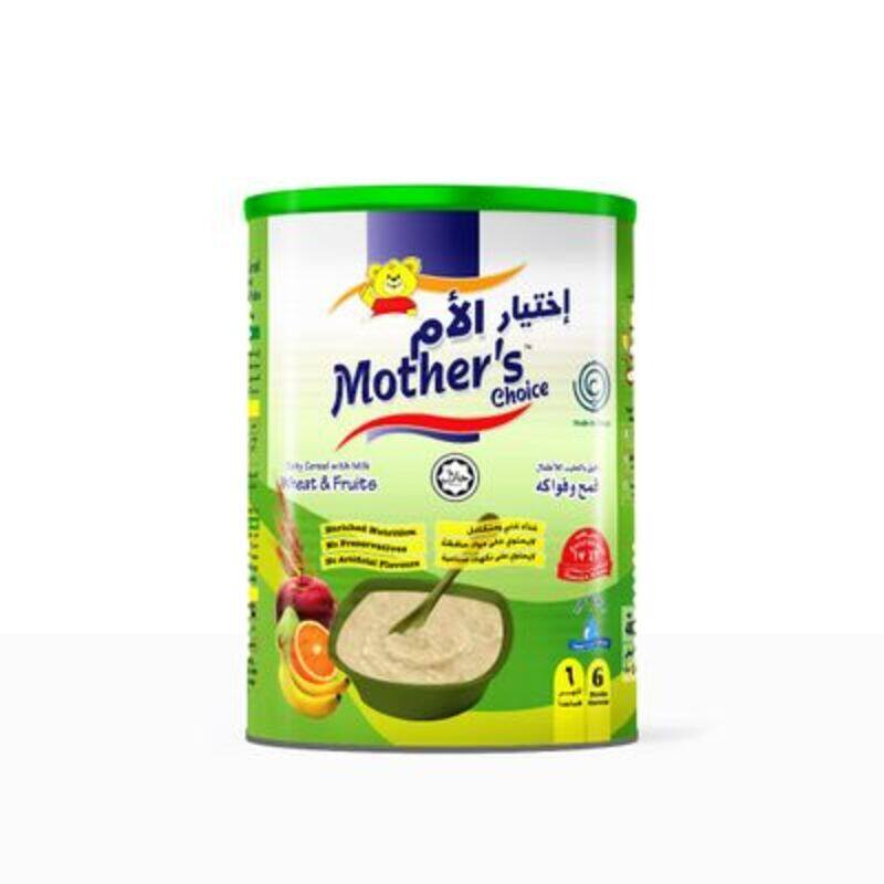 

Mother's Choice MC Cereal Wheat & Fruits with Milk 400g