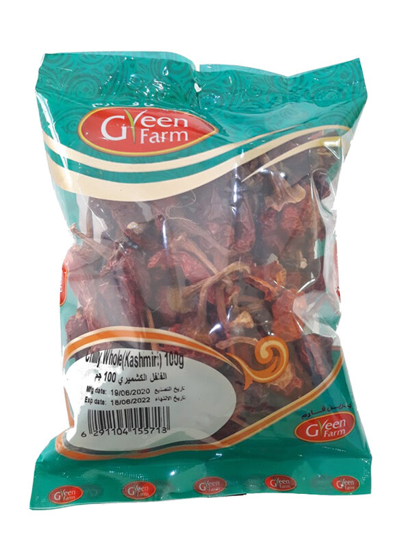 

Green Farm Whole Kashmiri Chilly, 100g
