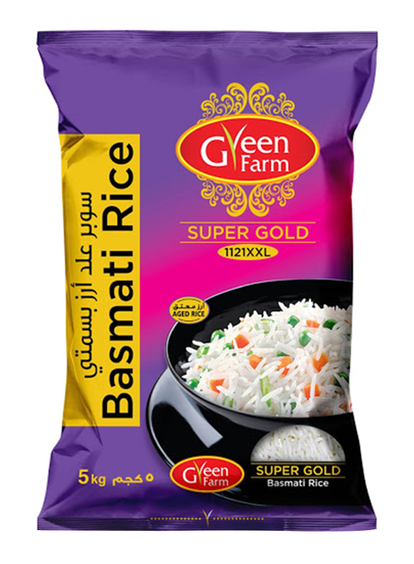 Green Farm Super Gold Basmati Rice, 5 Kg