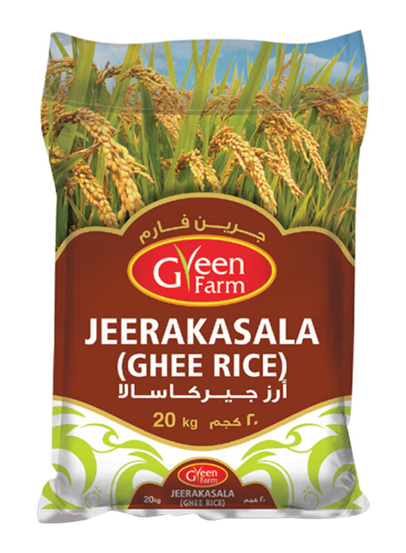 

Green Farm Jeerakasala Rice, 20 Kg