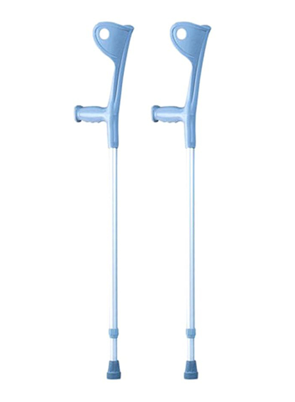 Media6 Light Elbow Crutches, Blue