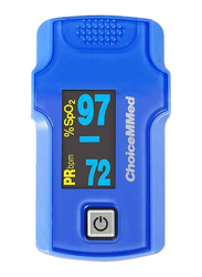 ChoiceMMed Fingertip Pulse Oximeter, Blue
