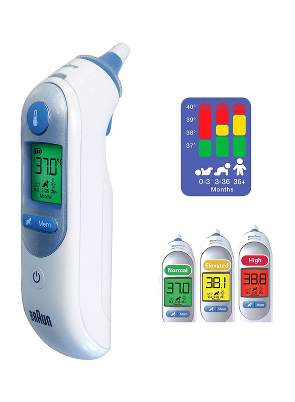 Braun ThermoScan 7 with Age Precision Thermometer, IRT6520, White
