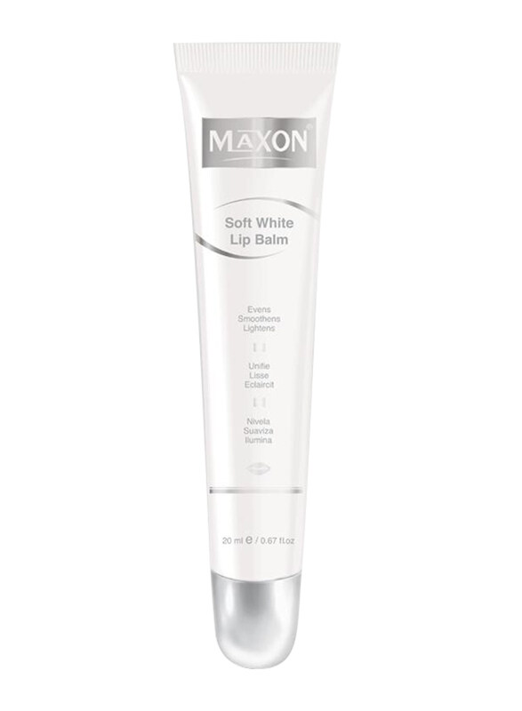 

Max On Soft White Lip Balm, 20ml, White