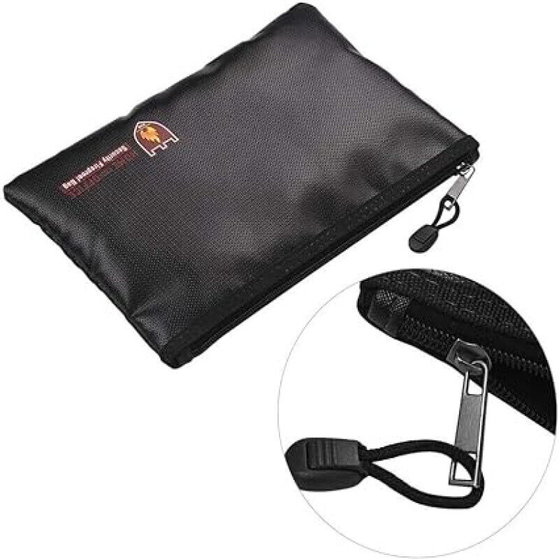 Fireproof Document Bag Fiberglass Money Bag