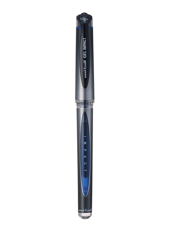 Uniball 12-Piece Signo UB-153S Gel Impact Rollerball Ink Pen Set, Blue