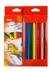 Deli ColoRun Color Pencil Set, 12 Pieces, Multicolor