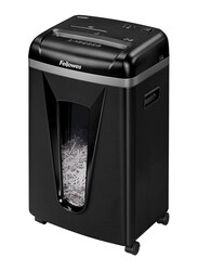 Fellowes Powershred 450M Micro Cut Shredder with Switch Lock, Black