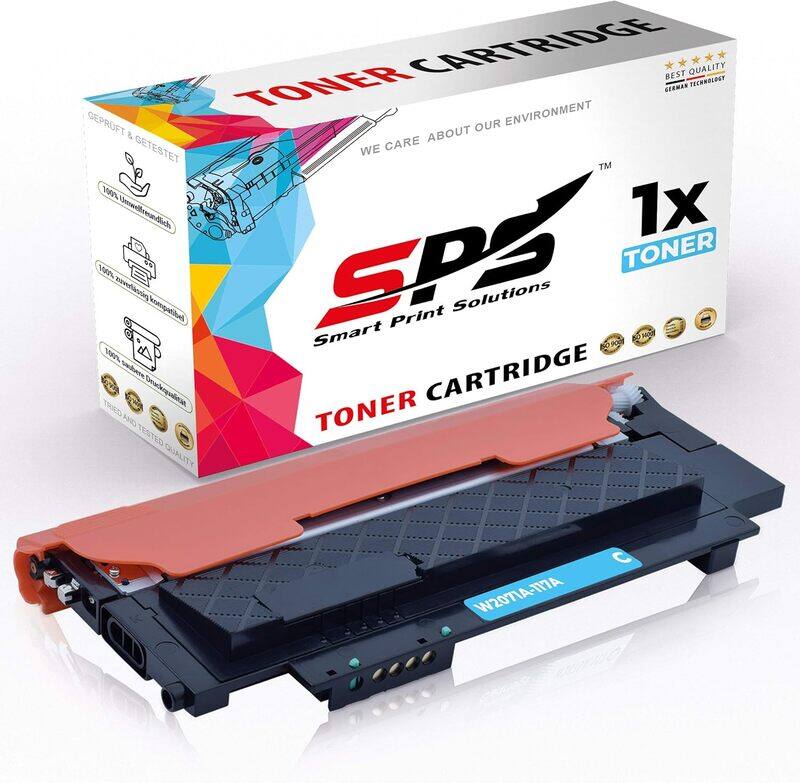 

SPS Compatible Toner Cartridges for HP - W2071A 117A - 1x Cyan - Yield upto 1,000 Pages