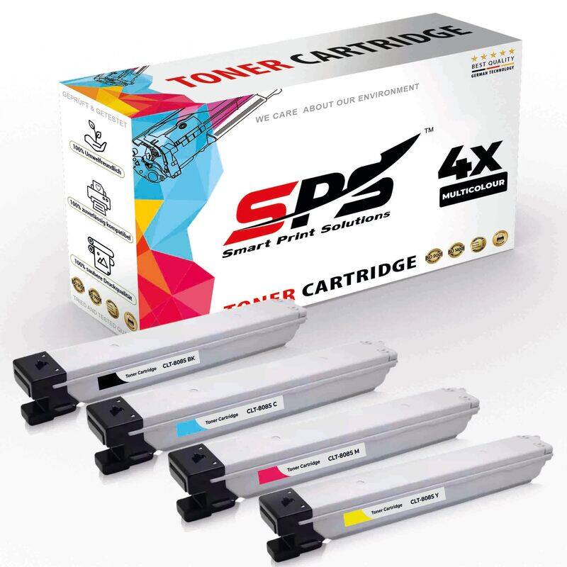 

SPS Compatible Toner Cartridges for Samsung - CLT-808S - 4x Multicolor - Yield upto 23,000 Pages
