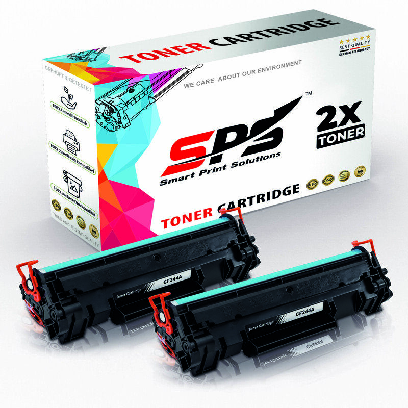 

SPS Compatible Toner Cartridges for HP - CF244A 44A - 2x Black - 1,000 Pages