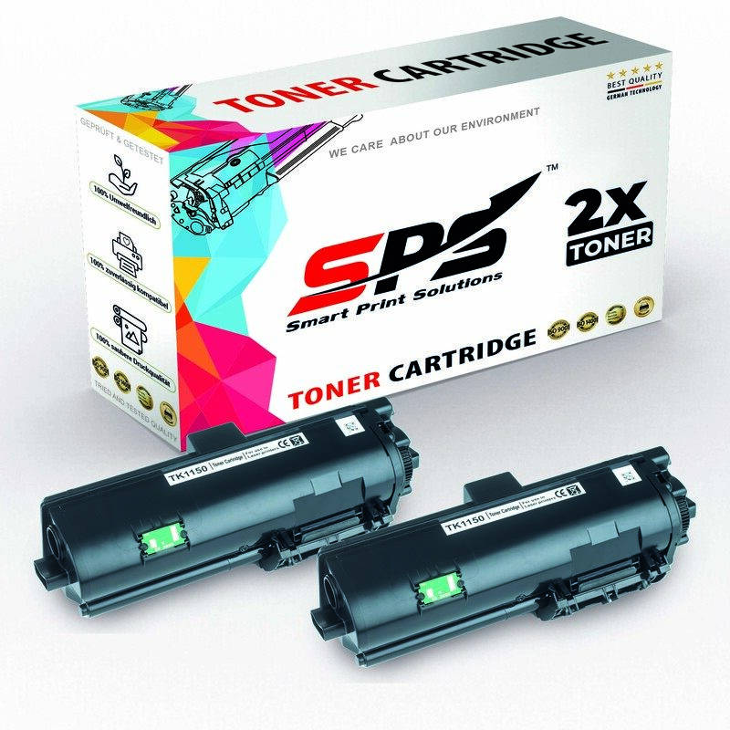 

SPS Compatible Toner Cartridges for Kyocera - TK-1150 - 2x Black - 3,000 Pages