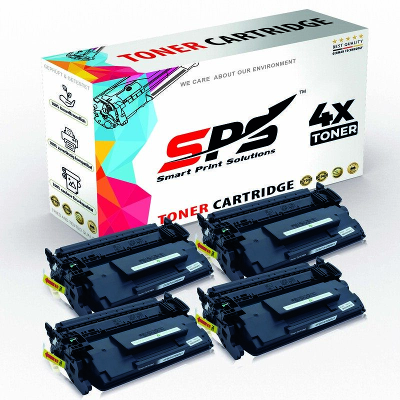 

SPS Compatible Toner Cartridges for HP - CF287A 87A - 4x Black - 9,000 Pages