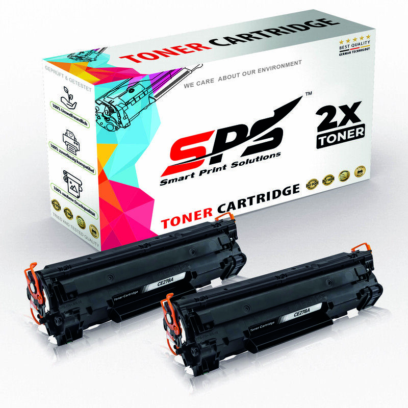 

SPS Compatible Toner Cartridges for HP - CE278A 78A - 2x Black - 2,100 Pages