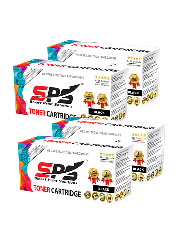 

HP Smart Print Solutions C3906A 06A Black Laser Toner Cartridge, 4-Pieces