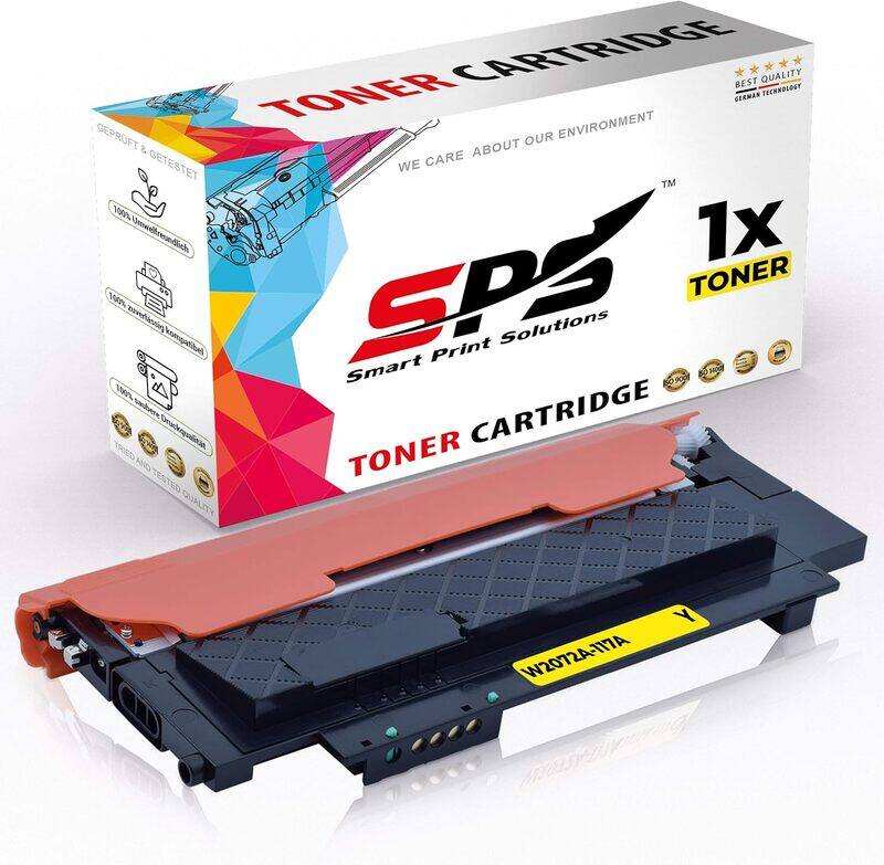 

SPS Compatible Toner Cartridges for HP - W2072A 117A - 1x Yellow - Yield upto 1,000 Pages