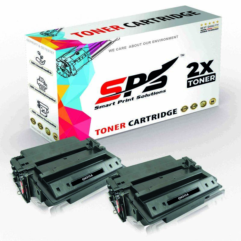 

SPS Compatible Toner Cartridges for HP - Q6511A 11A - 2x Black - 6,000 Pages