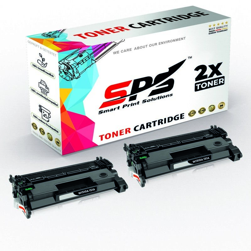 

SPS Compatible Toner Cartridges for HP - W1510A 151A - 2x Black - 3,500 Pages