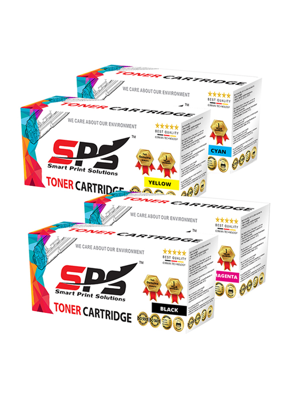 Smart Print Solutions Brother TN210 TN230 TN240 Black and Tri-Color Toner Cartridges, 4 Pieces