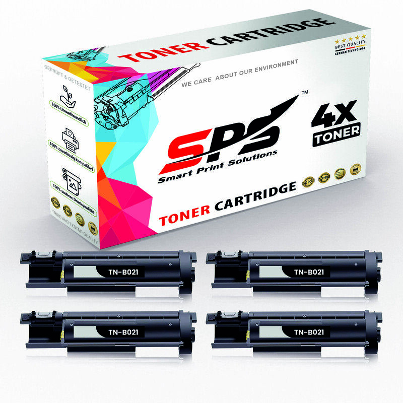 

SPS Compatible Toner Cartridges for Brother - TN-B021 - 4x Black - 2,600 Pages