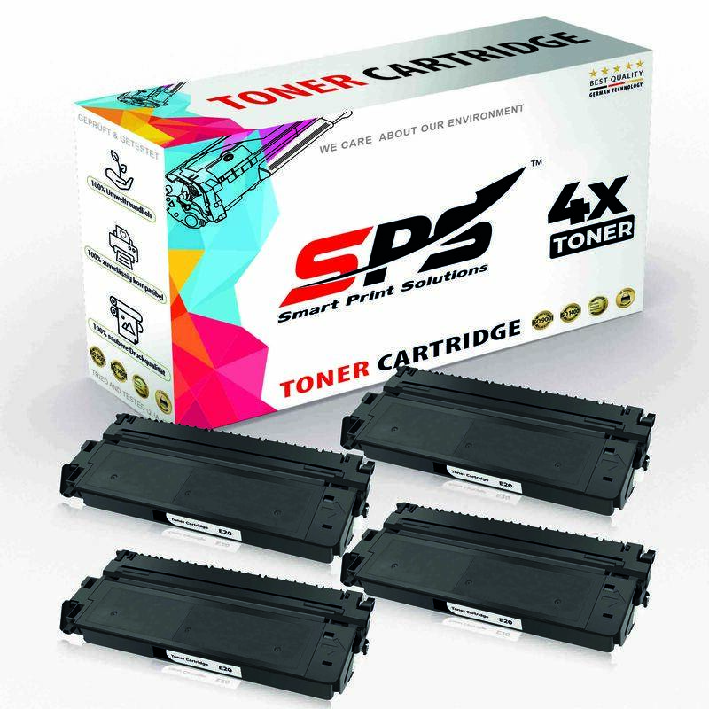

SPS Compatible Toner Cartridges for Canon - E20 - 4x Black - 4,000 Pages