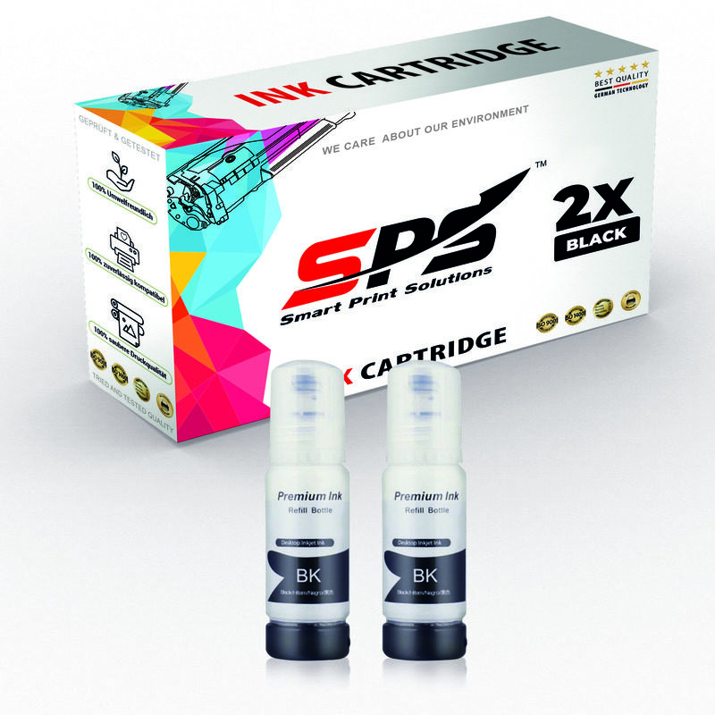 

SPS Compatible Ink Cartridges for Epson - T-103 - 2x Black - Yield Upto 550 Pages