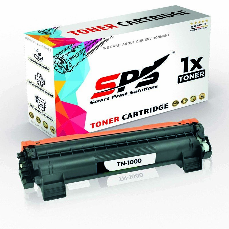 

SPS Compatible Toner Cartridges for Brother - TN-1000, 1x Black, 1,000 Pages