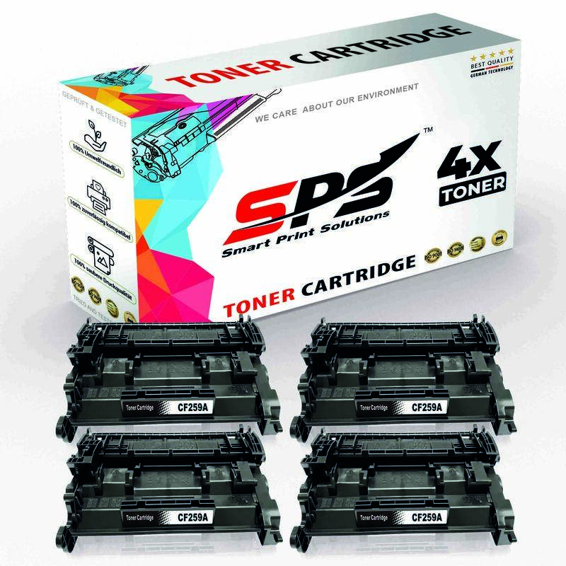 

SPS Compatible Toner Cartridges for HP - CF259A 59A - 4x Black - 3,000 Pages