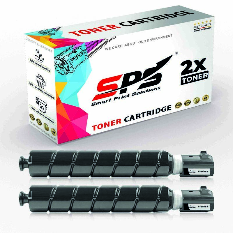 

SPS Compatible Toner Cartridges for Canon - C-EXV63 - 2x Black - 30,000 Pages