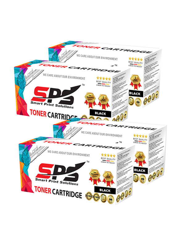 

HP Smart Print Solutions CE278A CRG728 Black Laser Toner Cartridge, 4-Pieces