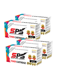 Smart Print Solutions CEXV33 GPR35 NPG51 Black Laser Toner Cartridge, 4-Pieces