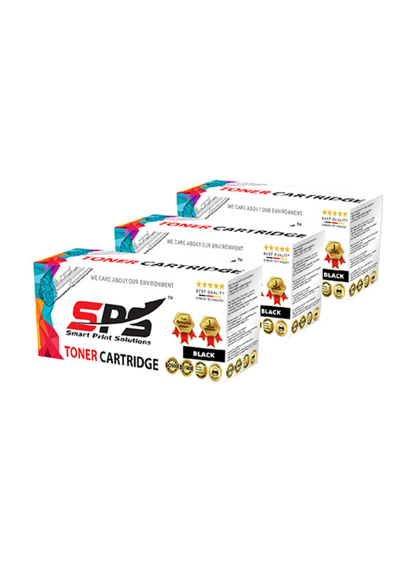 

Smart Print Solutions HP CF226A 26A Black Laser Toner Cartridge Set, 3 Pieces