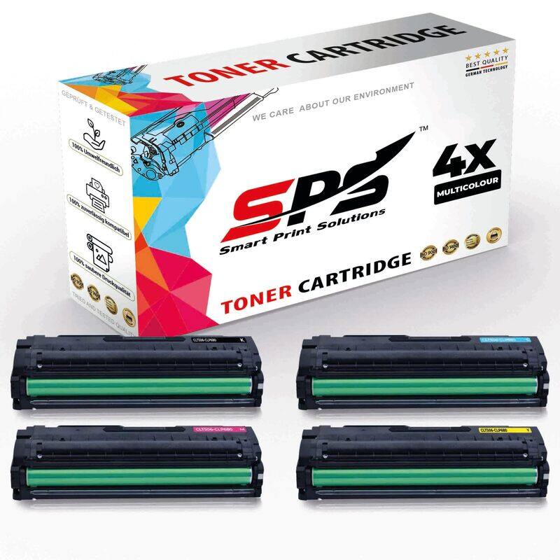 

SPS Compatible Toner Cartridges for Samsung - CLT-506L - 4x Multicolor - Yield upto 6,000 Pages