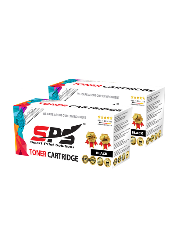 Smart Print Solutions Xerox DR X3215 3225 3260 Black Toner Cartridges Set, 2 Pieces