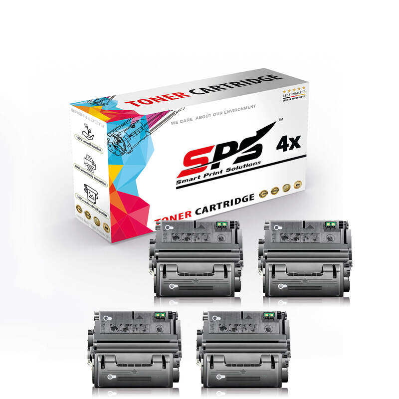 

SPS Compatible Toner Cartridges for HP - Q1339A 39A - 4x Black - 10,000 Pages