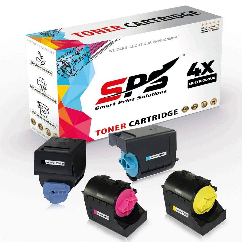 

SPS Compatible Toner Cartridges for Canon - C-EXV21 - 4x Multicolor - Yield upto 26,000 Pages