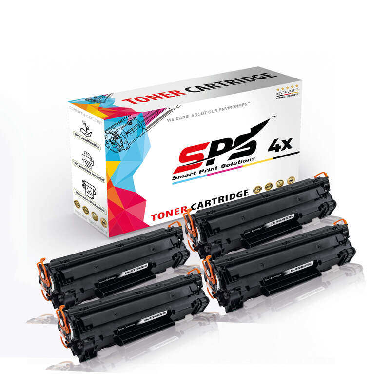 

SPS Compatible Toner Cartridges for HP - CB435A 35A - 4x Black - 1,500 Pages