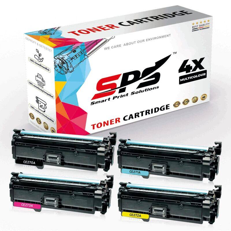 

SPS Compatible Toner Cartridges for HP - 650A - 4x Multicolor - Yield upto 13,500 Pages