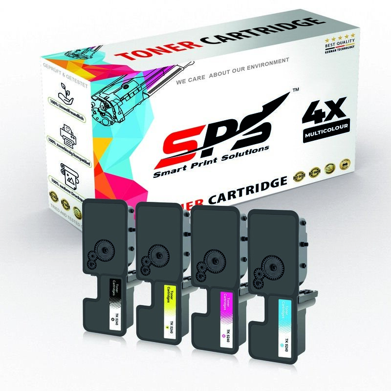 

SPS Compatible Toner Cartridges for Kyocera - TK-5240 - 4x Multicolor - Yield upto 4,000 Pages