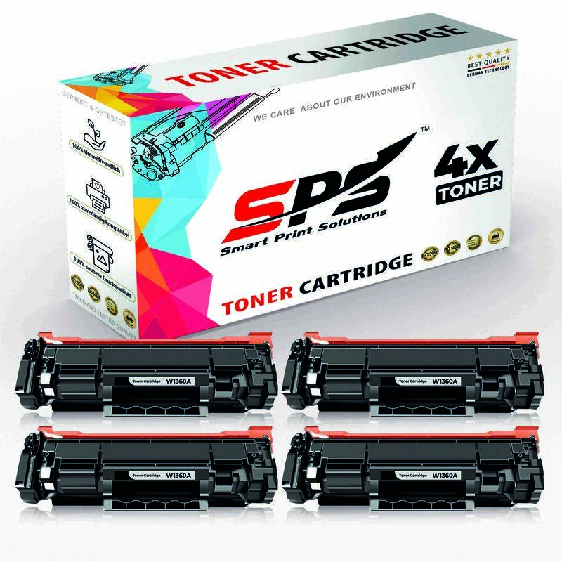 

SPS Compatible Toner Cartridges for HP - W1360A 106A - 4x Black - 1,150 Pages