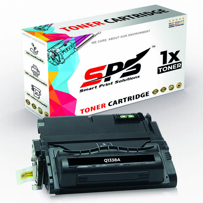 

SPS Compatible Toner Cartridges for HP - Q1338A 38A - 1x Black - 10,000 Pages