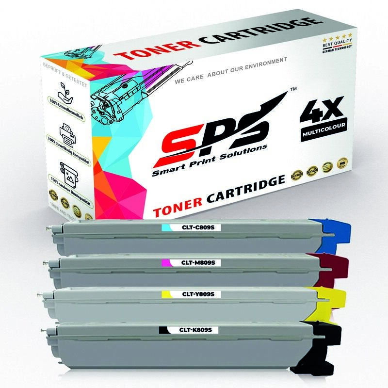 

SPS Compatible Toner Cartridges for Samsung - CLT-809S - 4x Multicolor - Yield upto 15,000 Pages