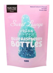 Sweet Lounge Vegan Fizzy Blue Raspberry Bottles Pouch, 130g