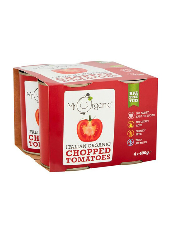 

Mr Organic Chopped Tomatoes, 4 x 400g
