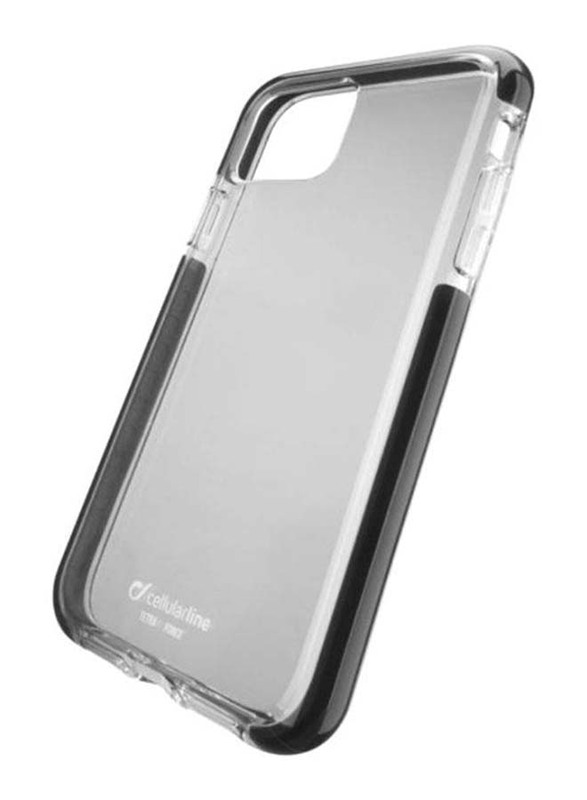 سيلولار لاين غطاء هاتف تيترا صلب لجهاز ابل ايفون اكس ال برو ، شفاف / أسود