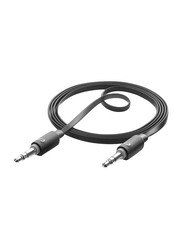 Cellular Line 100-cm Utility Aux Cable, 3.5 mm Jack Male to 3.5 mm Jack, Black