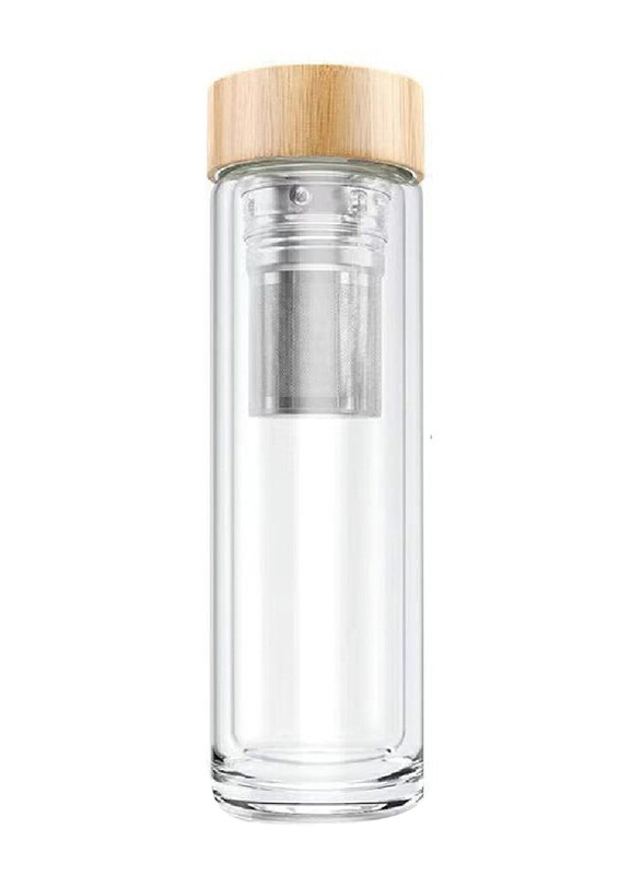 

Voidrop 500ml Borosilicate Glass Tea Bottle, Clear